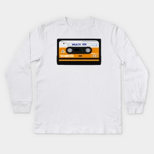 Beach Mix Tape Kids Long Sleeve T-Shirt